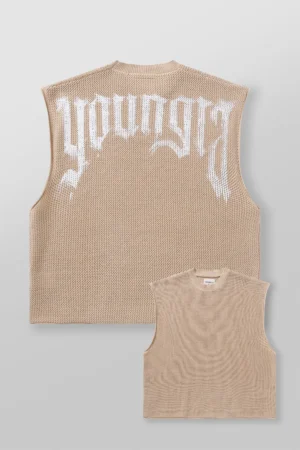 Drop Shoulder Knit Cut-Off