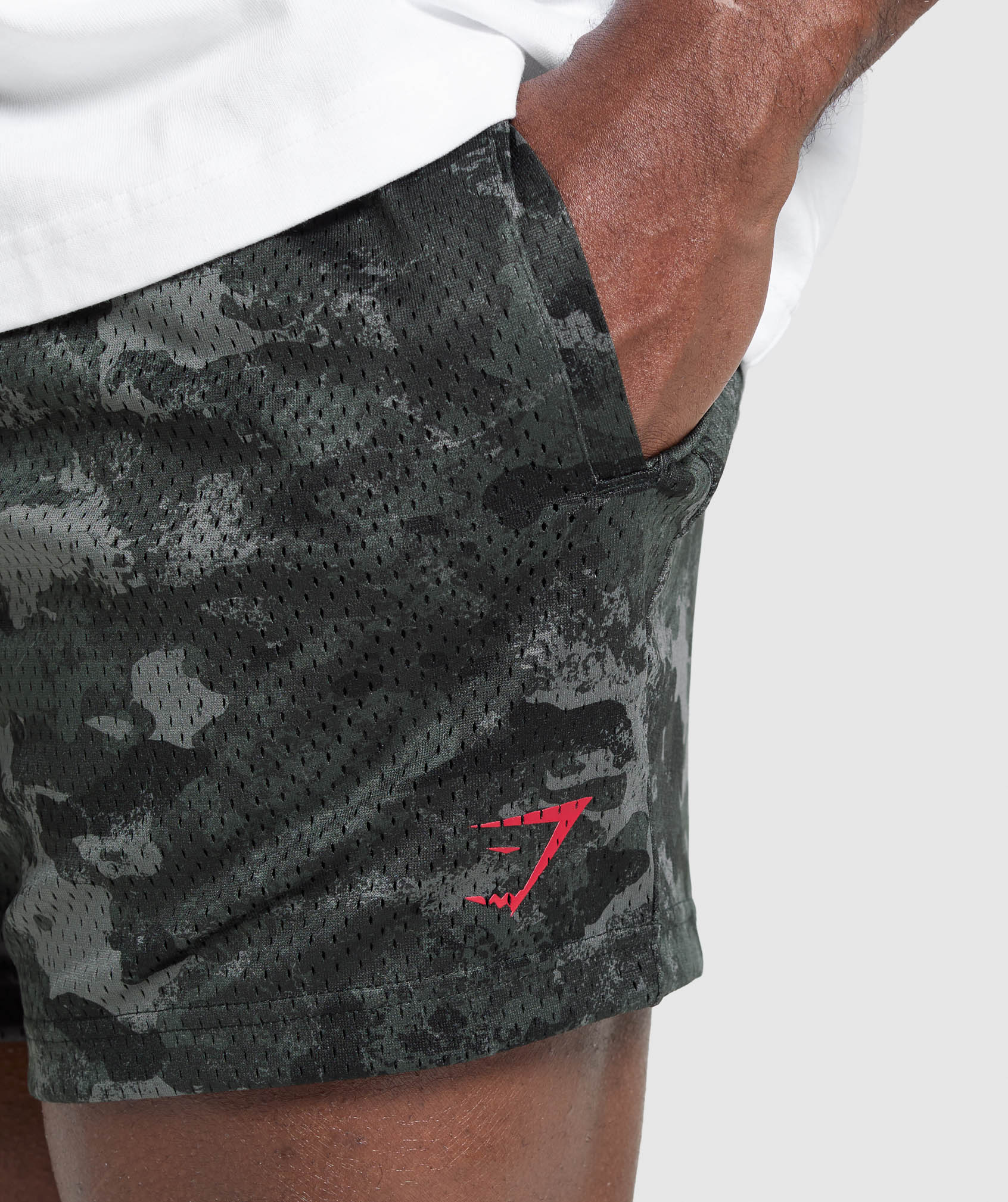 Lifting Mesh 5" Shorts Camo - Imagen 2
