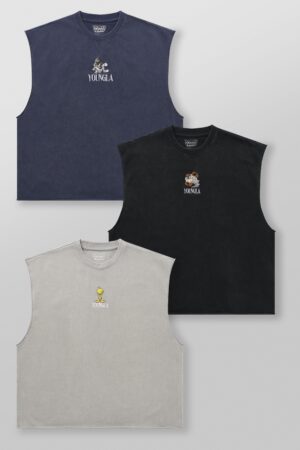 Looney Tunes Embroidered Cut-offs