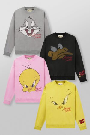 Looney Tunes Face Crewnecks