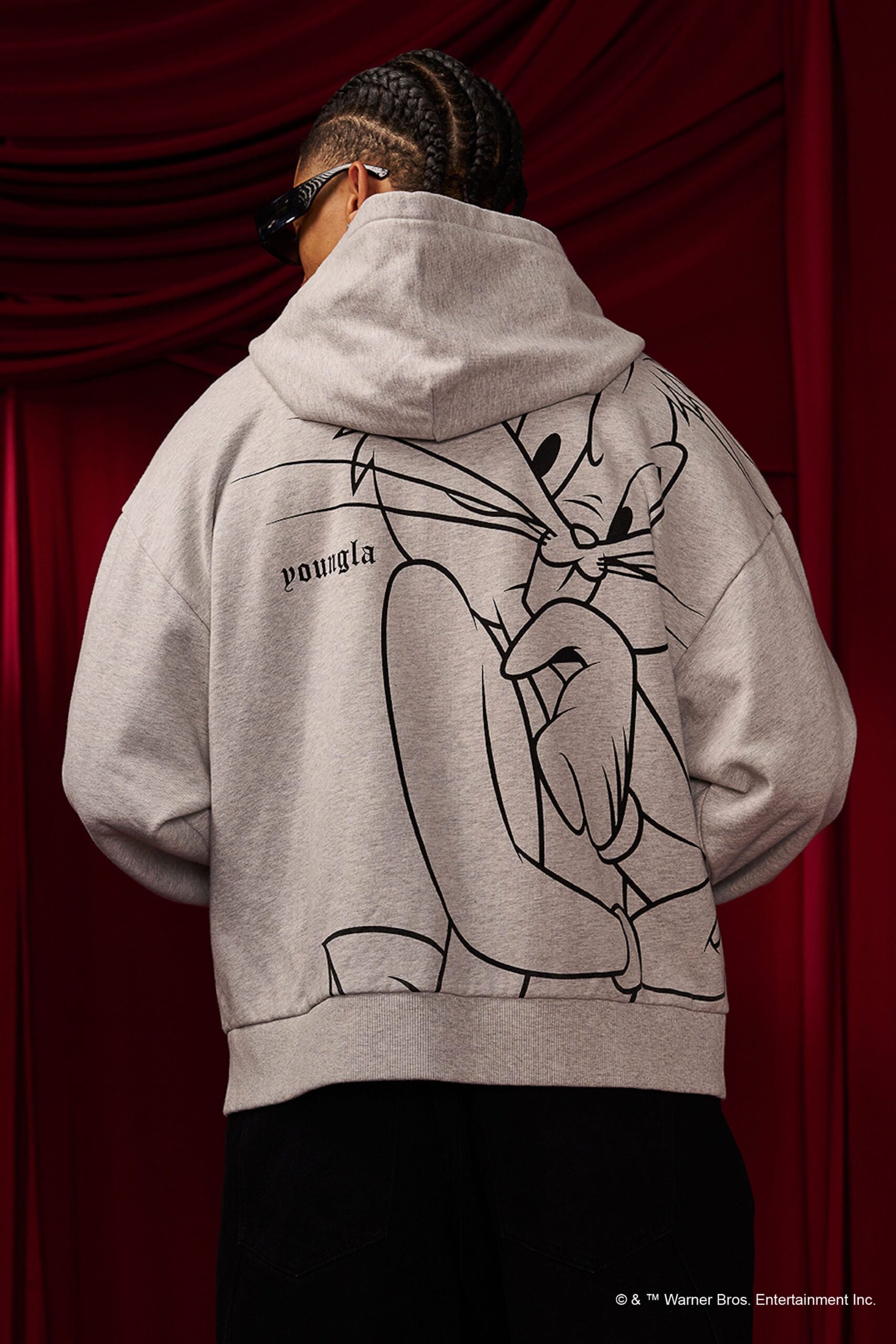 Looney Tunes Plaid Zip-Ups - Imagen 4